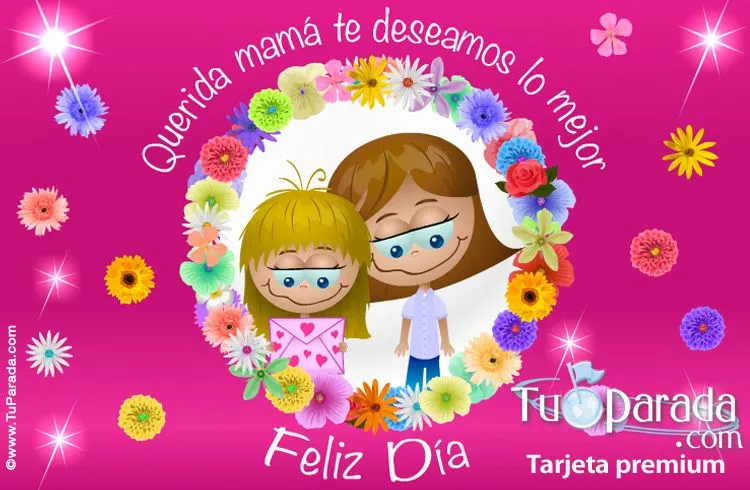 Tarjeta para el día de la madre, Día de la madre, tarjetas