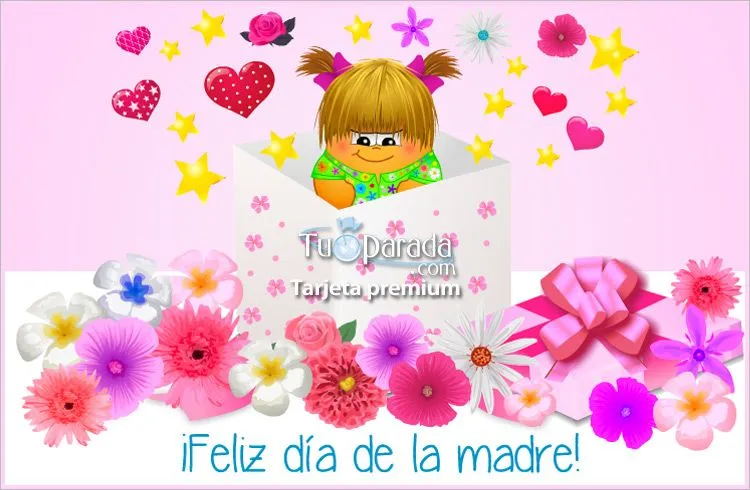 Tarjeta día de la madre con regalo. Día de la madre, ver tarjetas ...