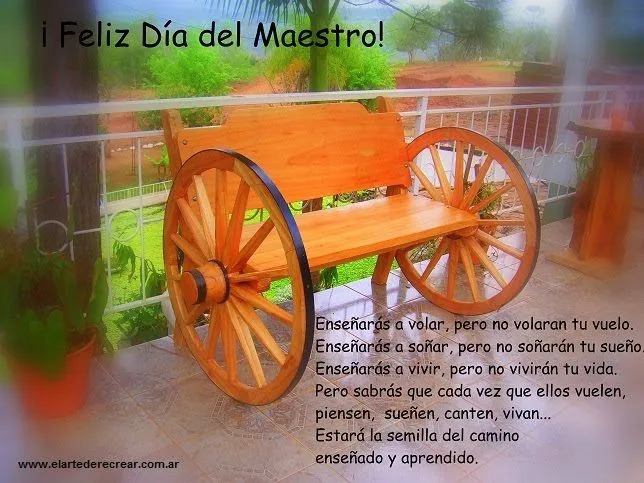 Tarjeta día del maestro.¡Feliz Día del maestro! Poesías al maestro ...