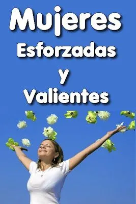 Tarjeta Mujeres esforzadas y valientes | Separadores Cristianos