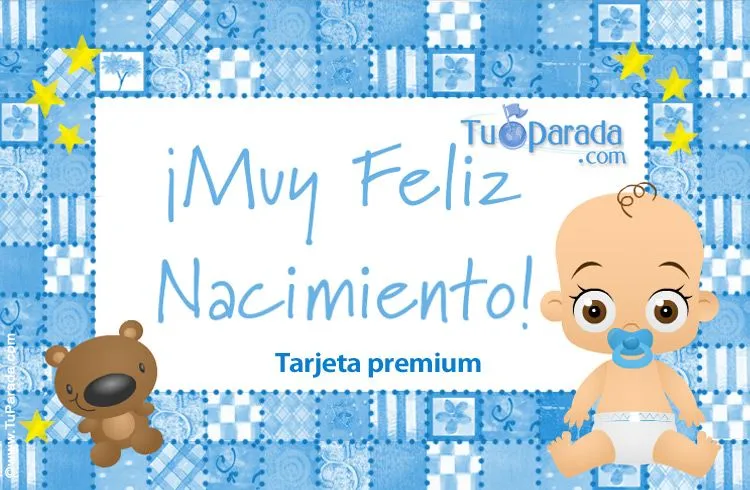 Modelos de tarjetas para nacimientos de bebés - Imagui