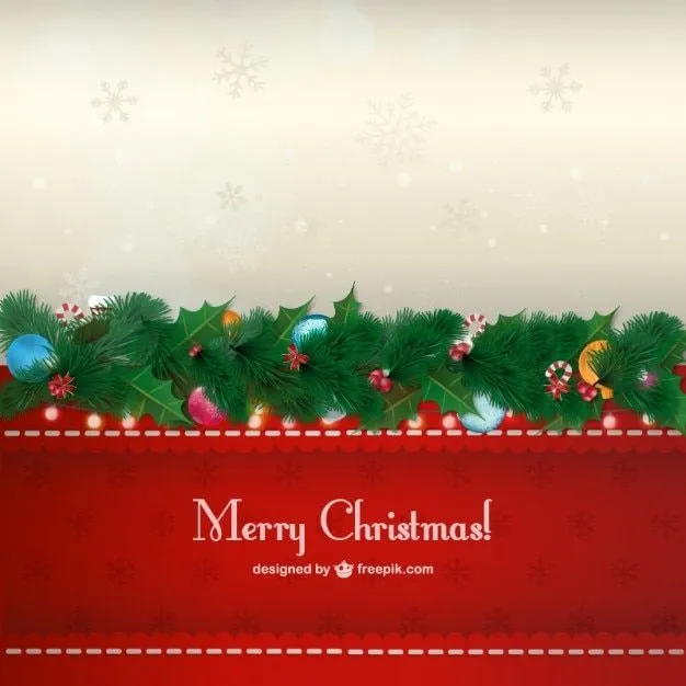 Tarjeta de Navidad vintage para descarga gratuita | Descargar ...