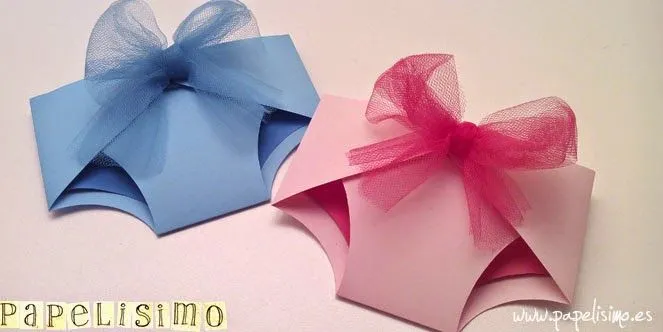 Tarjeta de pañal para baby shower | Papelisimo Tarjeta de pañal para baby shower | Papelisimo