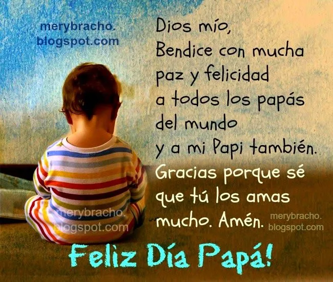 Tarjeta Postal Feliz Día Papá. Dios Bendícelo siempre | Entre ... Tarjeta Postal Feliz Día Papá. Dios Bendícelo siempre | Entre ...