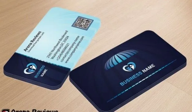 Tarjeta de presentación corporativa en colores azul | Descargar ... Tarjeta de presentación corporativa en colores azul | Descargar ...