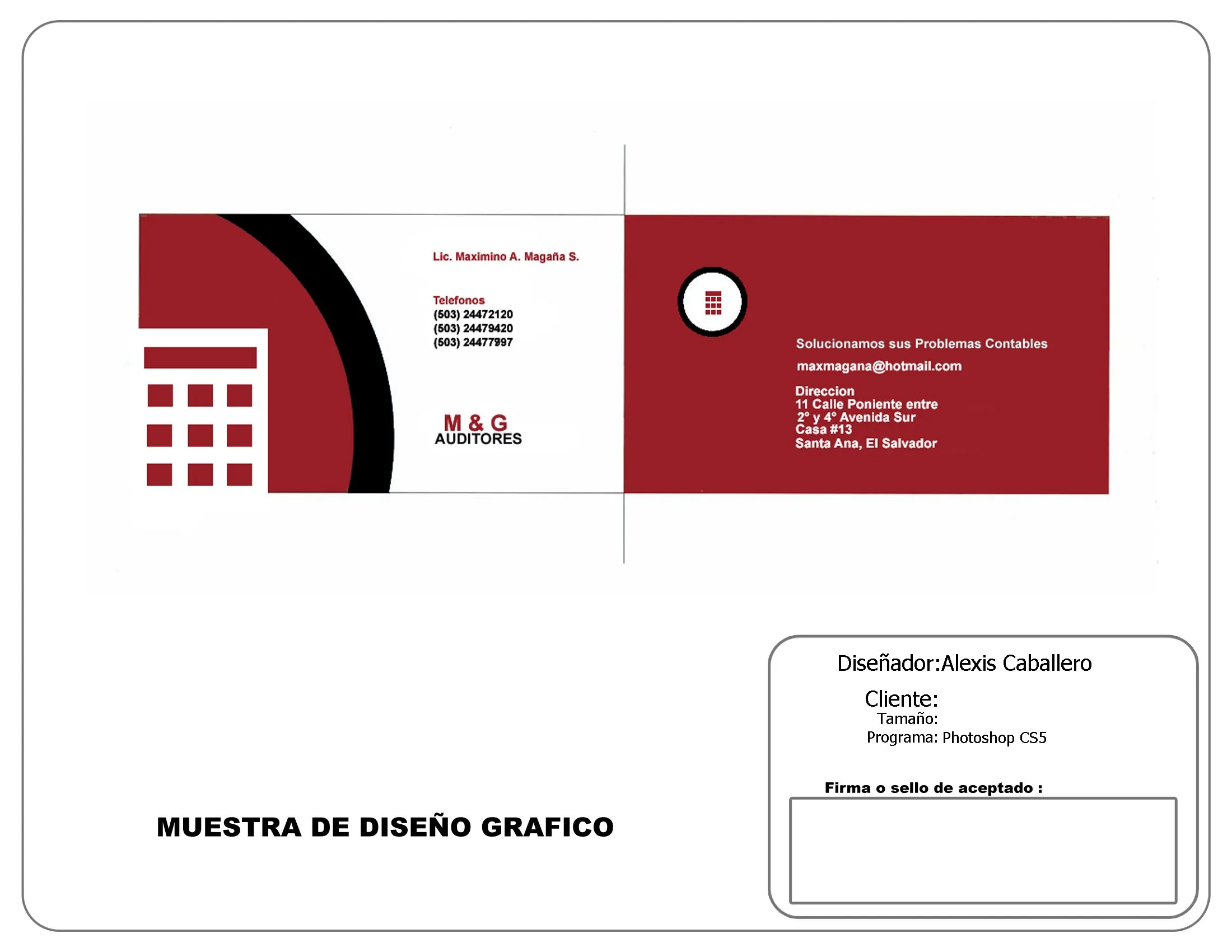 Tarjeta de Presentacion M&G Auditores « Alexis Caballero thoughts Tarjeta de Presentacion M&G Auditores « Alexis Caballero thoughts