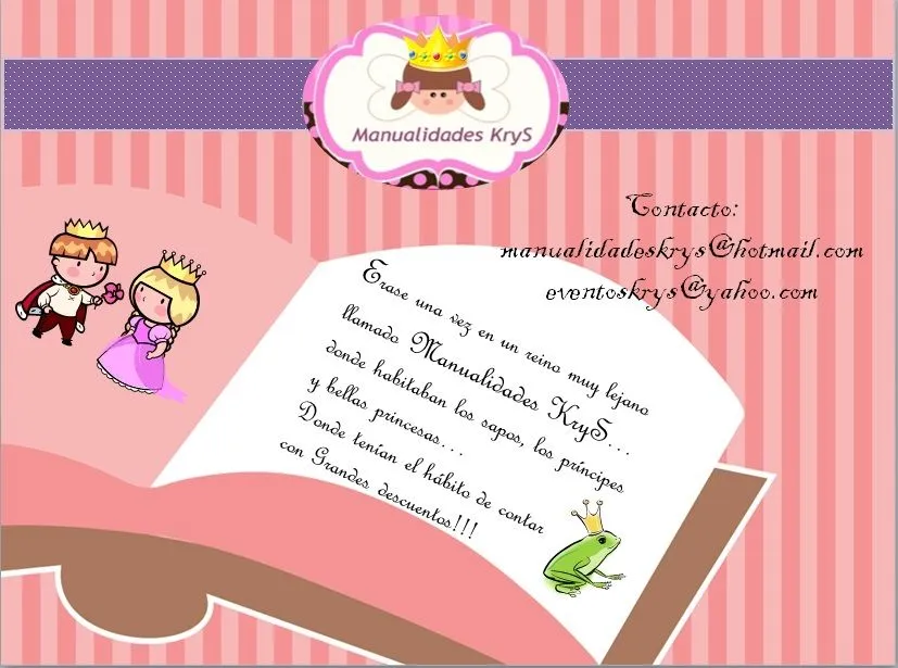 Tarjeta presentacion de manualidades - Imagui Tarjeta presentacion de manualidades - Imagui