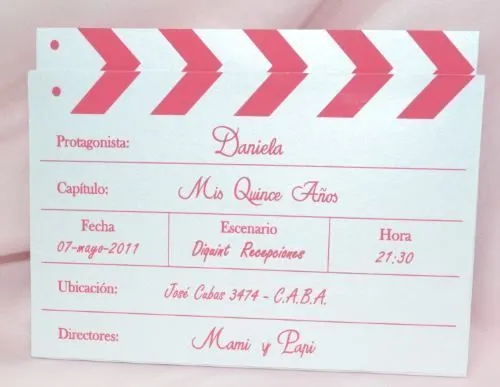 Tarjeta de quinces años - Imagui