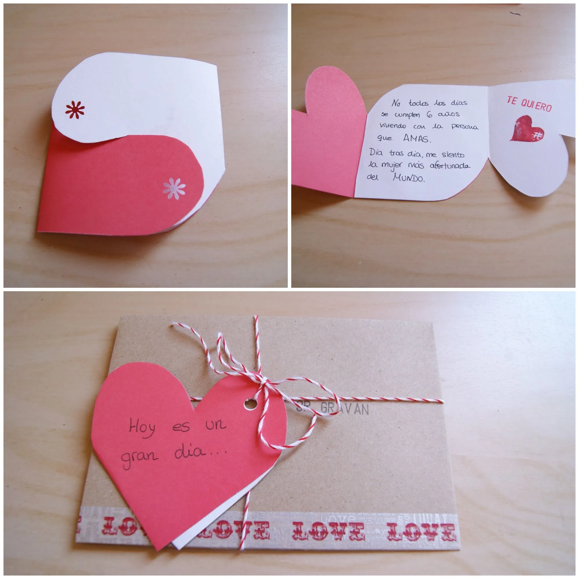 Una tarjeta para San Valentin DiY | Mi boda diy Una tarjeta para San Valentin DiY | Mi boda diy