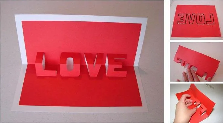 Tarjetas de San Valentín caseras - Imagui