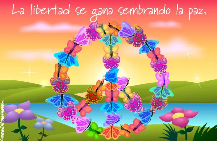 Tarjetas con símbolo de la paz, símbolo de la paz, ecards ... Tarjetas con símbolo de la paz, símbolo de la paz, ecards ...