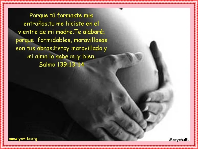 Tarjeta con texto bíblico para mujeres esperando bebes Tarjeta con texto bíblico para mujeres esperando bebes