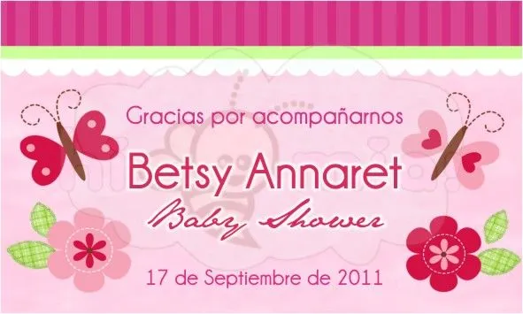 Tarjetas para imprimir de agradecimiento de baby shower - Imagui