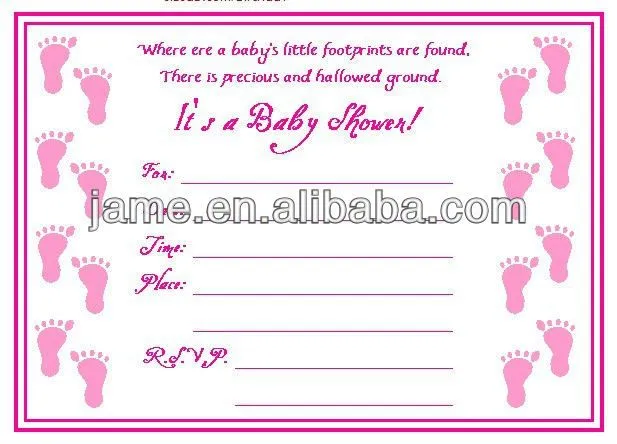 Tarjetas personalizadas para imprimir gratis de baby shower - Imagui