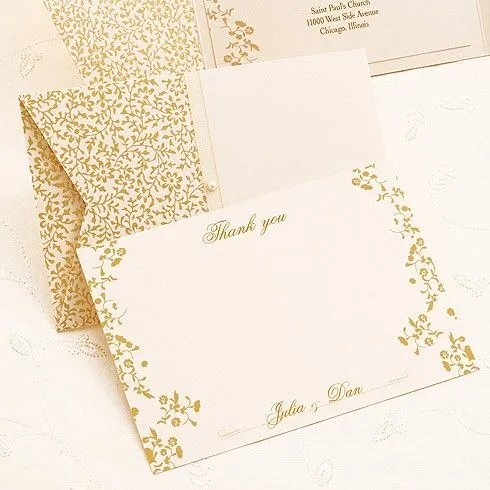 Tarjetas de agradecimiento de boda | Web de la Novia