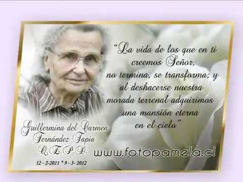 Tarjetas de Agradecimiento o Condolencia - YouTube