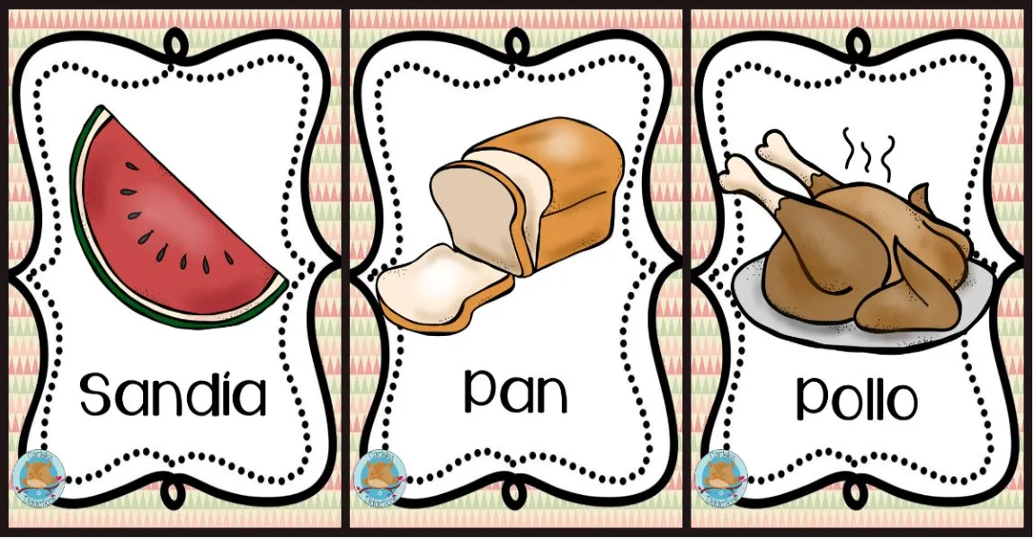 TARJETAS para trabajar los alimentos – Imagenes Educativas TARJETAS para trabajar los alimentos – Imagenes Educativas