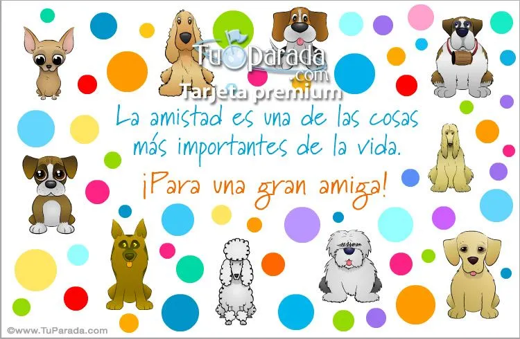 Tarjetas de amistad, postales de amistad, tarjetas gratis para ...