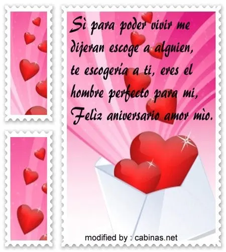 Tarjetas de amor de aniversario para mi novio | Solo mensajes muy ... Tarjetas de amor de aniversario para mi novio | Solo mensajes muy ...