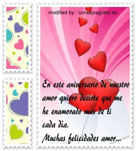 Tarjetas De Amor Por Nuestro Aniversario De Novios | Mensajes y ...