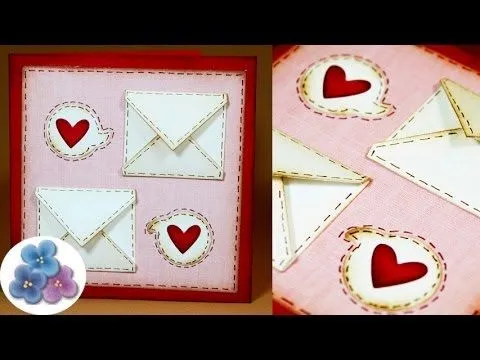 Como hacer Tarjetas de Amor para San Valentin DIY Card Making ... Como hacer Tarjetas de Amor para San Valentin DIY Card Making ...