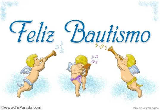 Feliz bautismo, angeles, angelitos con instrumentos musicales ...