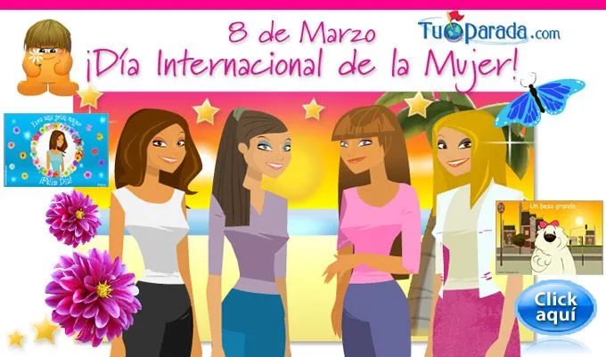 Tarjetas animadas para el Día de la Mujer, Día de San Patricio y ... Tarjetas animadas para el Día de la Mujer, Día de San Patricio y ...