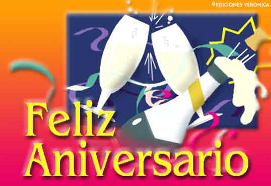 Tarjetas de aniversario, postales para aniversarios, feliz aniversario