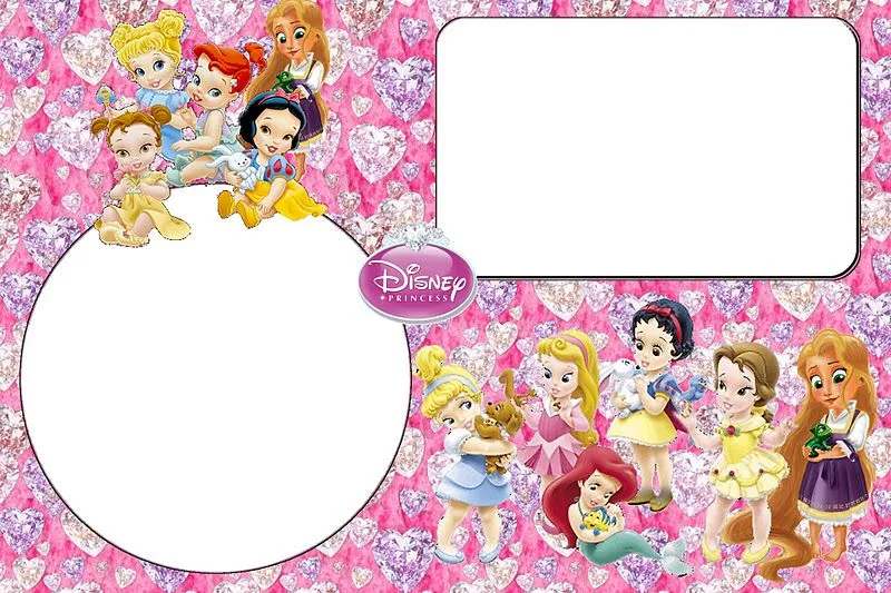 Tarjetas baby princesas Disney - Imagui