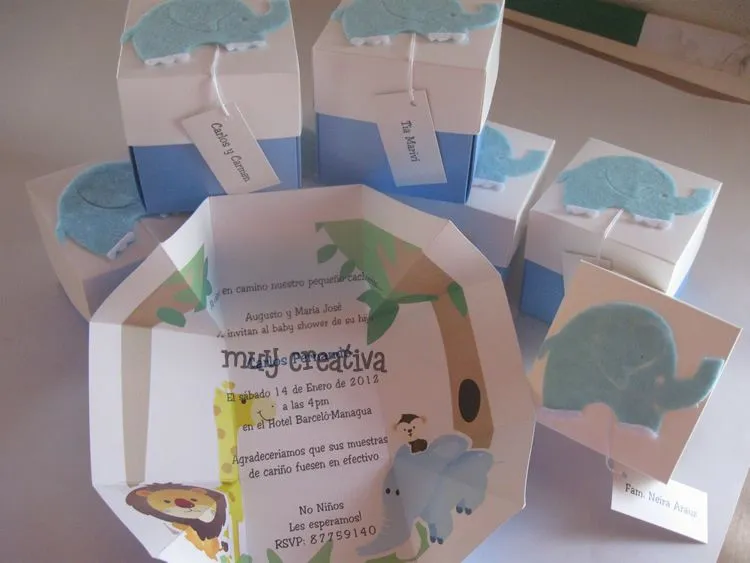 Invitaciónes de cajitas para baby shower - Imagui