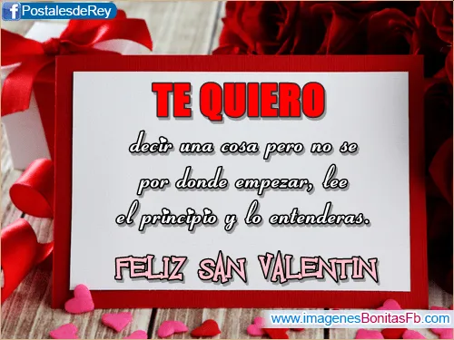 Tarjetas bonitas con frases de san valentin - Imagenes de Amor ... Tarjetas bonitas con frases de san valentin - Imagenes de Amor ...