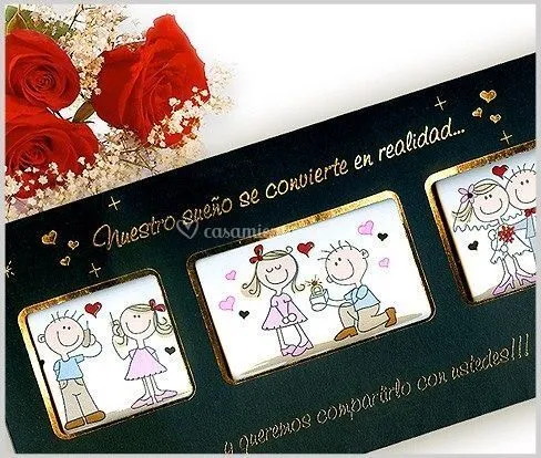 Tarjetas casamiento originales de Ok! Gráfica Publicitaria | Fotos