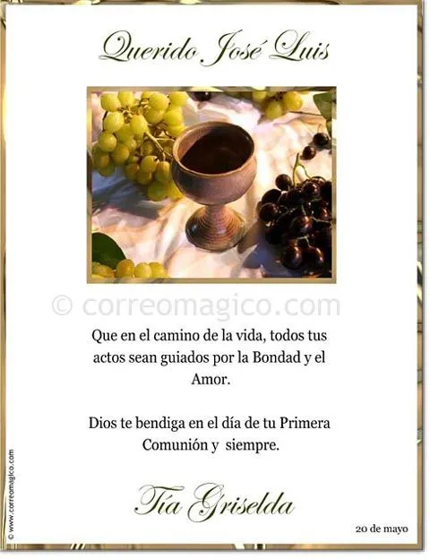 Tarjetas para imprimir GRATIS en tu casa en www.correomagico.com ...