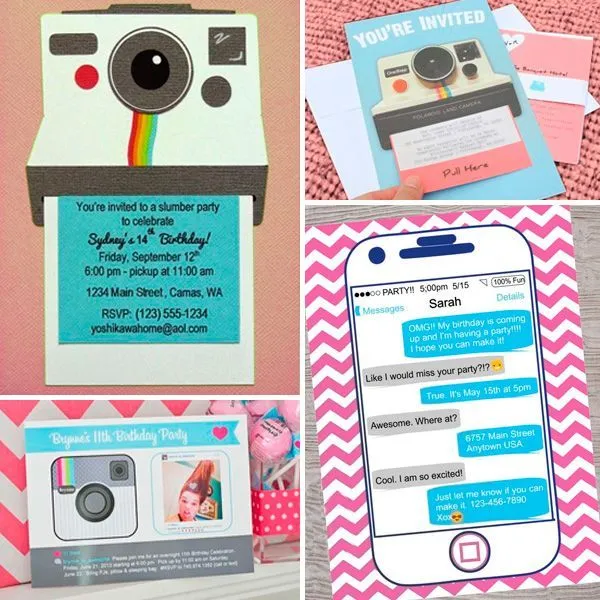 tarjetas-con-estilo-juvenil-invitaciones-cool-para-fiestas-de ... tarjetas-con-estilo-juvenil-invitaciones-cool-para-fiestas-de ...