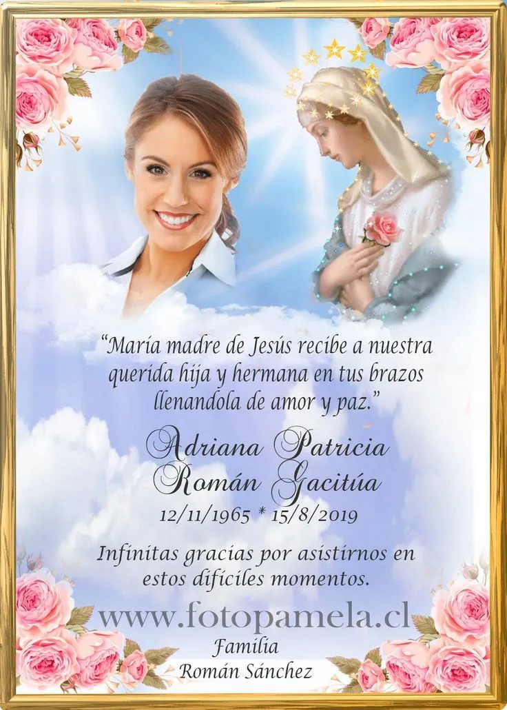 Tarjetas para condolencias, Misa de Honras, invitaciones para misa de  aniversario c… | Tarjetas de condolencias, Condolencias, Tarjetas de  agradecimiento de funeral