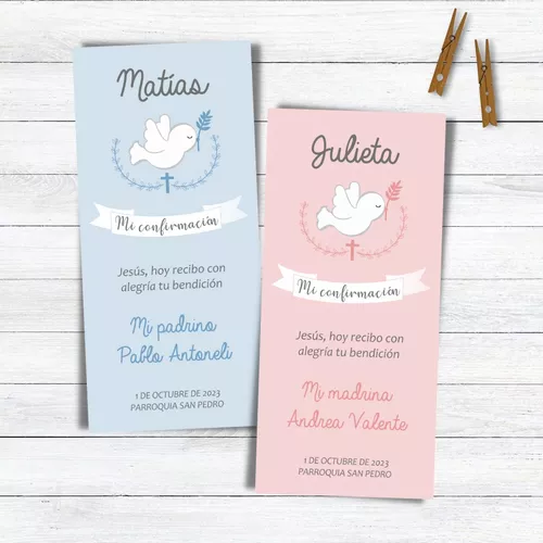 Tarjetas Para Confirmacion Modelos Digitales | MercadoLibre 