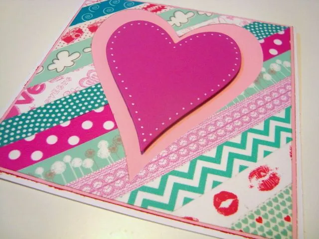 Tarjetas con corazón (I) | La Mar de Washi Tapes