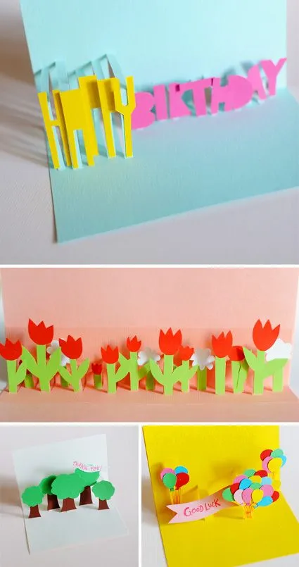 Cómo hacer tarjetas 3D para toda ocasión « Manualidades Cómo hacer tarjetas 3D para toda ocasión « Manualidades