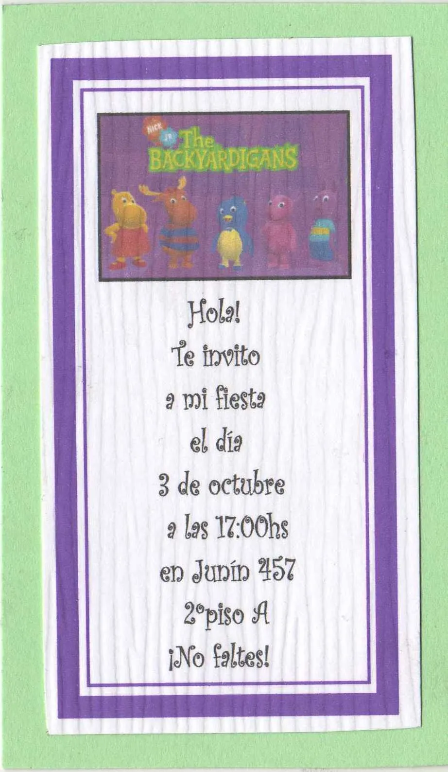 TARJETAS CUMPLEAÑOS