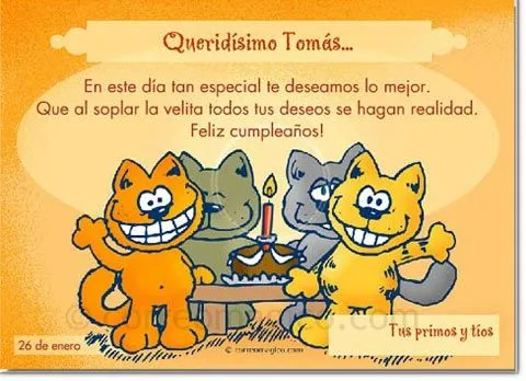 TARJETAS DE CUMPLEAÑOS ATRASADOS - Imagui