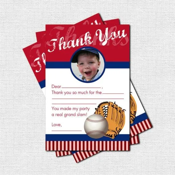 BÉISBOL Gracias A tarjetas de cumpleaños imprimir por nowanorris BÉISBOL Gracias A tarjetas de cumpleaños imprimir por nowanorris