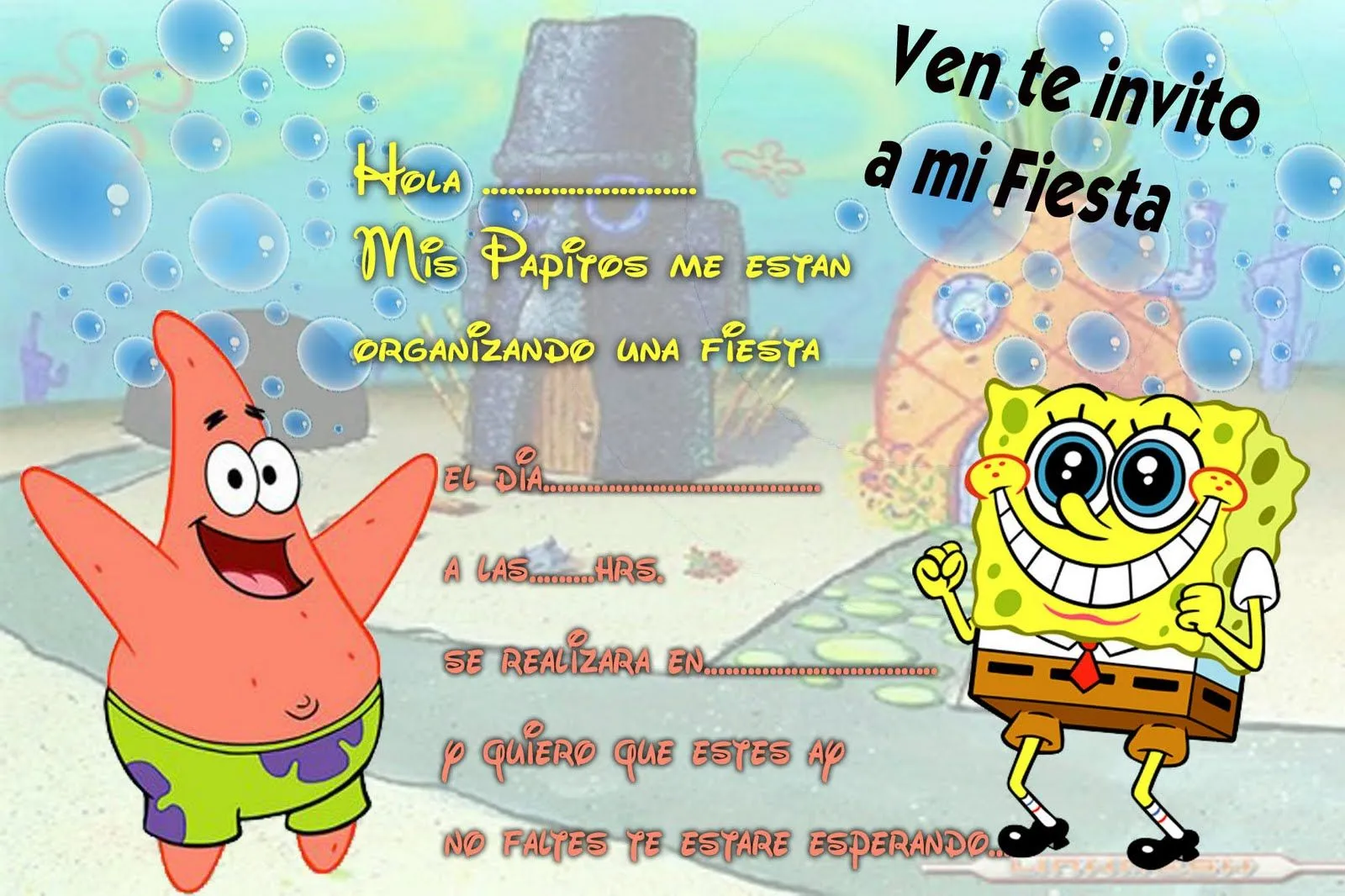 Tarjetas de cumpleaños de Bob Esponja para FaceBook - Imagui Tarjetas de cumpleaños de Bob Esponja para FaceBook - Imagui