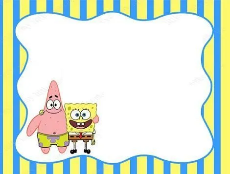 Tarjetas de cumpleaños con Bob Esponja - Imagui Tarjetas de cumpleaños con Bob Esponja - Imagui