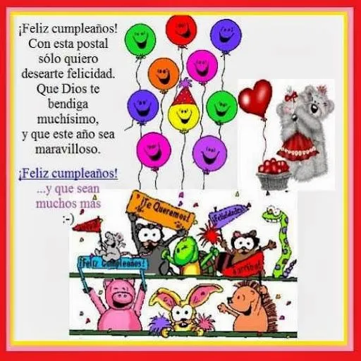 Hermosos mensajes para fiesta de cumpleaños ~ Frases de cumpleaños