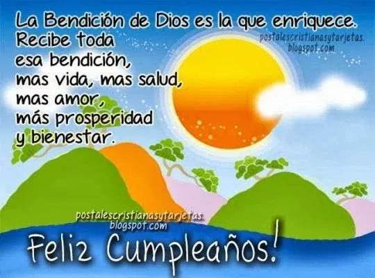 Tarjetas de cumpleaños cristianas ~ Frases de cumpleaños Tarjetas de cumpleaños cristianas ~ Frases de cumpleaños