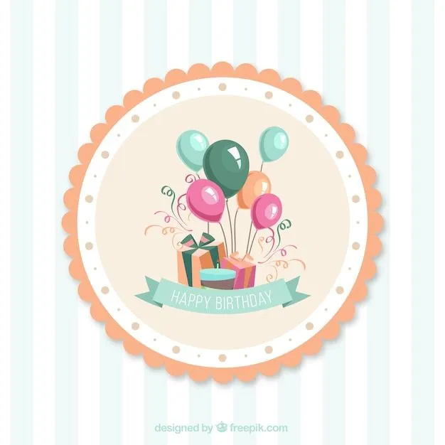 tarjetas de cumpleaños de dibujos animados de vectores | Descargar ...
