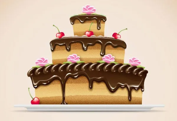 Torta de cumpleaños vectorizada – Puerto Pixel | Recursos de Diseño Torta de cumpleaños vectorizada – Puerto Pixel | Recursos de Diseño