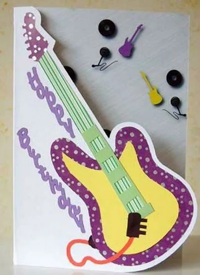 Tarjetas de cumpleaños de guitarras - Imagui Tarjetas de cumpleaños de guitarras - Imagui