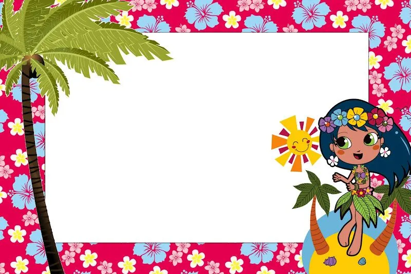 Tarjetas para cumpleaños hawaianos - Imagui