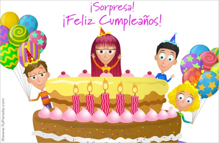 Tarjetas de Cumpleaños para niñas, postales de Cumpleaños para ...